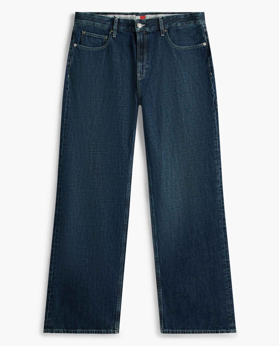 Jeans com Cintura Baixa Tommy Girl Azul-7