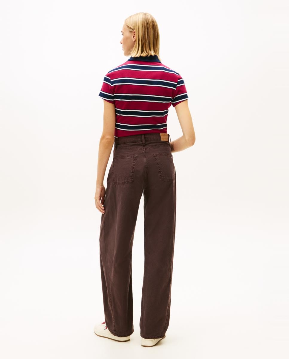 Jeans Ella Barrel Fit de Cintura Média Preto-4