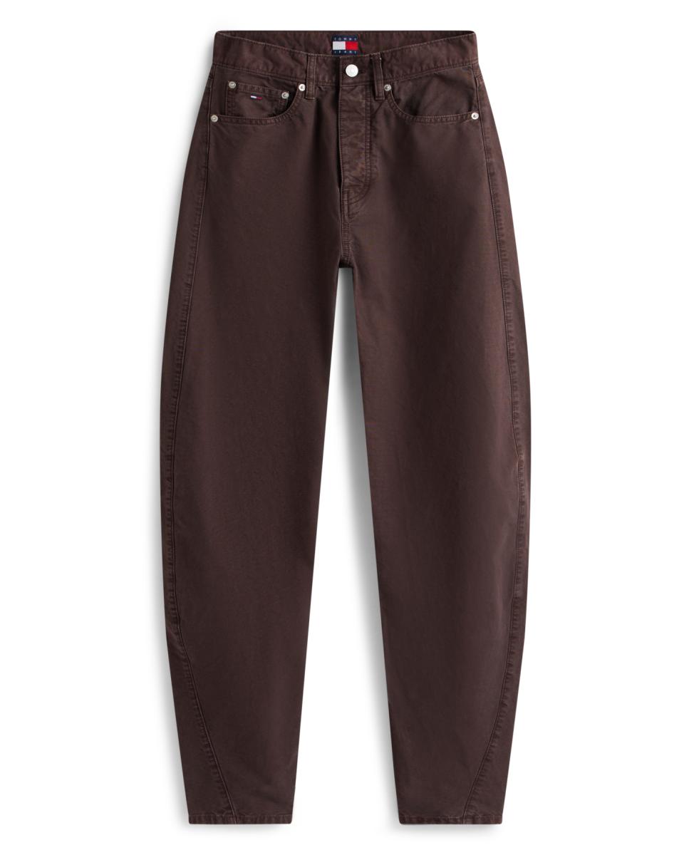 Jeans Ella Barrel Fit de Cintura Média Preto-5