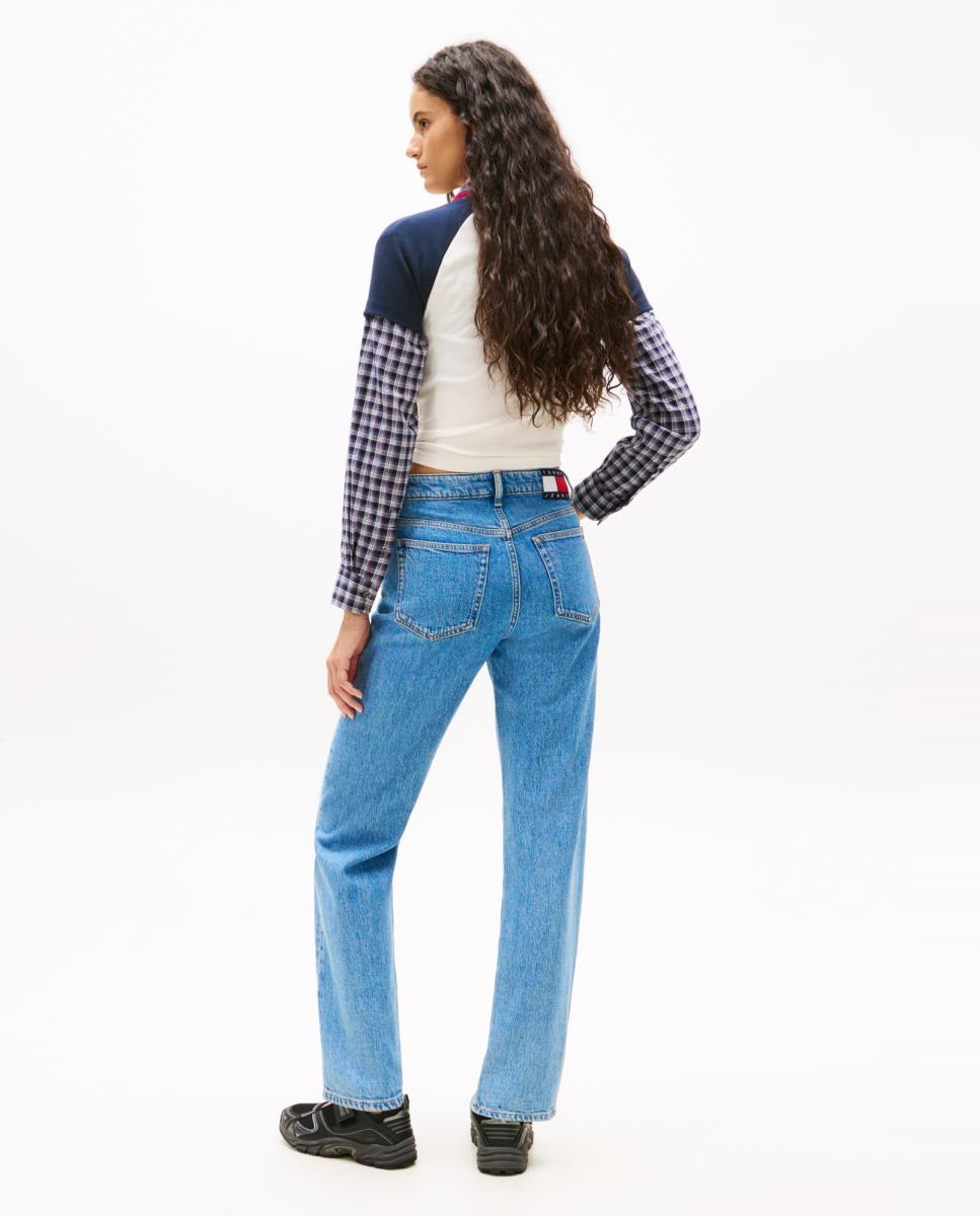 Jeans Kira Slim Straight Fit Azul-claro-3