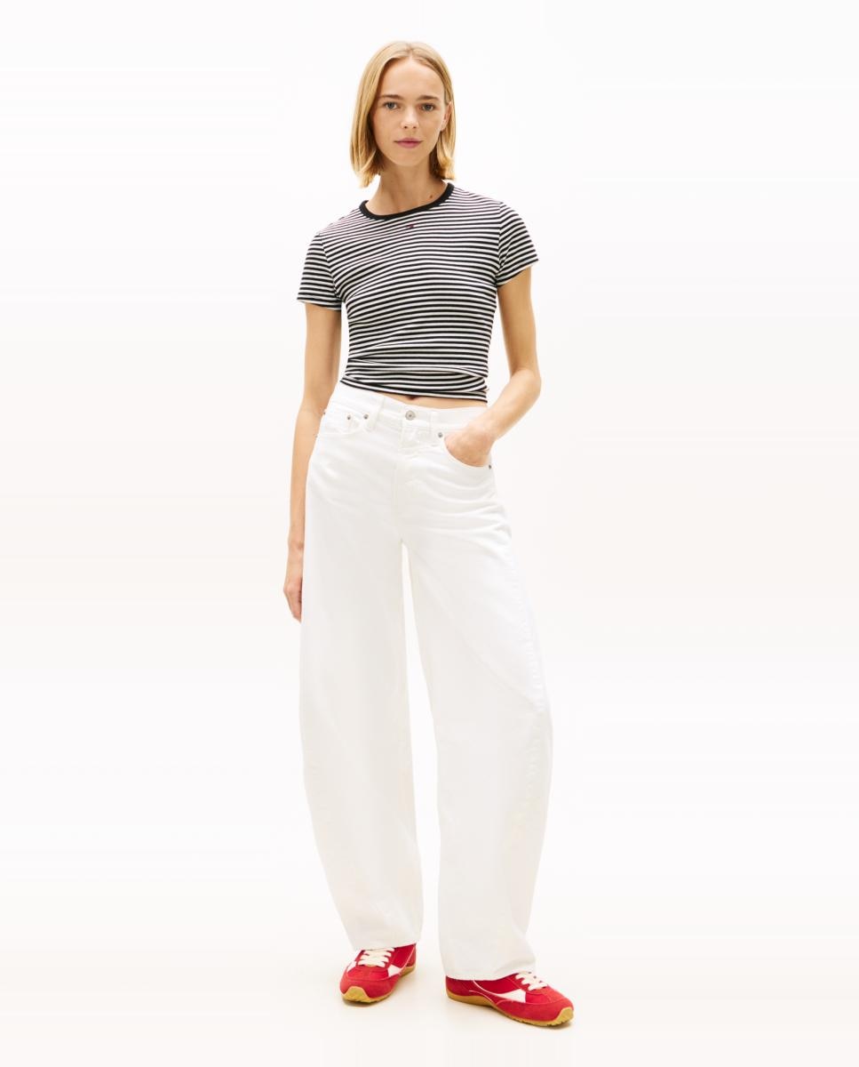 Imagem 0 de Jeans Ella de Cintura Média Barrel Fit