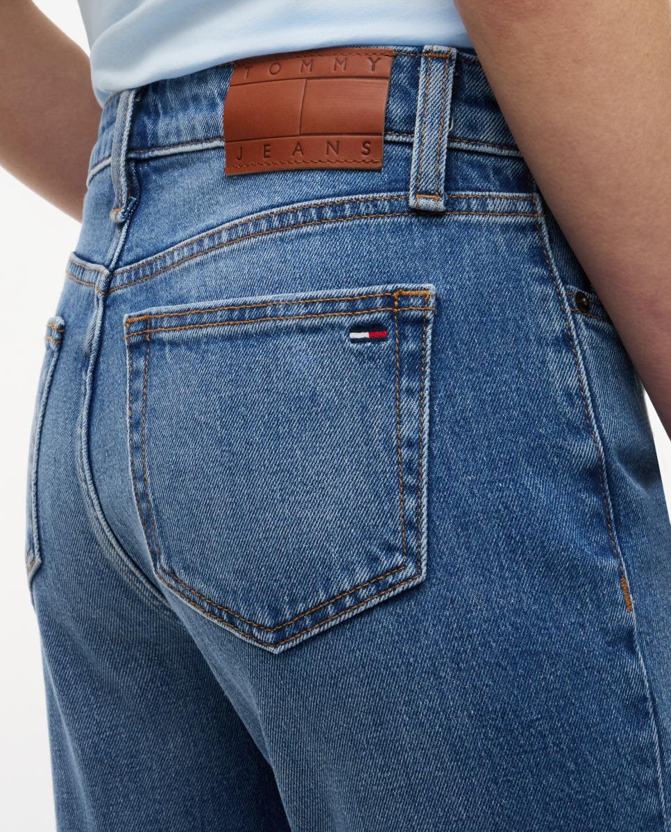 Jeans Lucy de Cintura Média e Slim Fit Azul-4