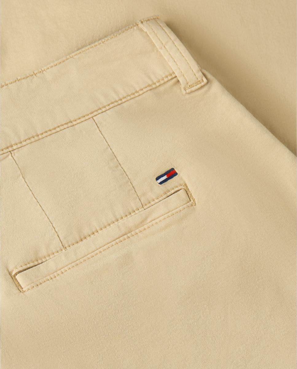 Bermudas Chino com Cintura Subida Bege-4