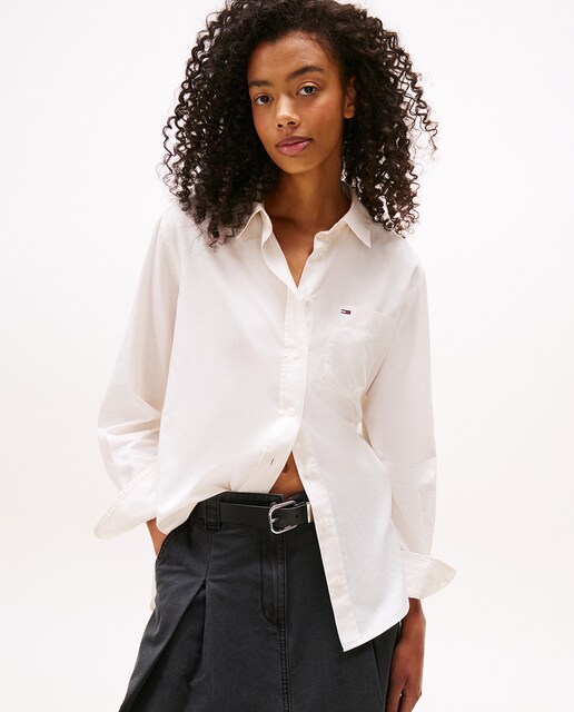 Imagen 0 de Camisa de manga larga de mujer relaxed fit