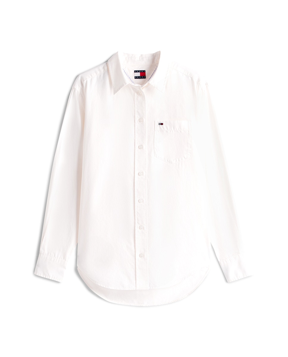 Camisa de Manga Comprida Relaxed Fit Cru-5