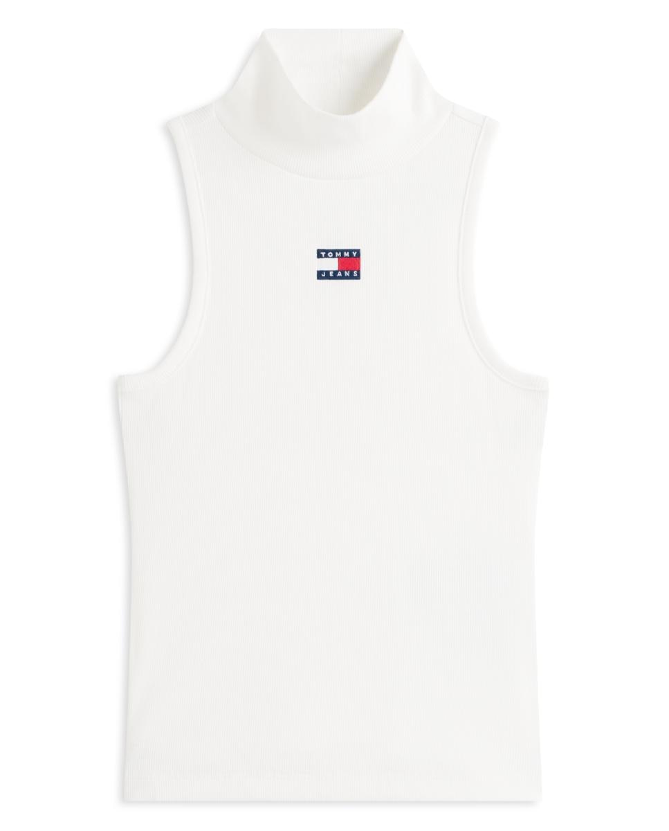 Top Slim Fit sem Mangas Cru-4