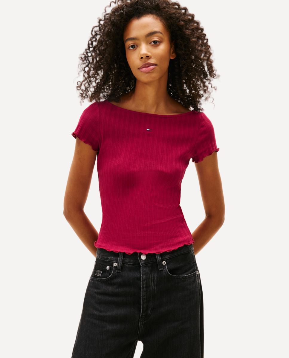 Imagem 0 de Top Slim Fit com Decote à Barco