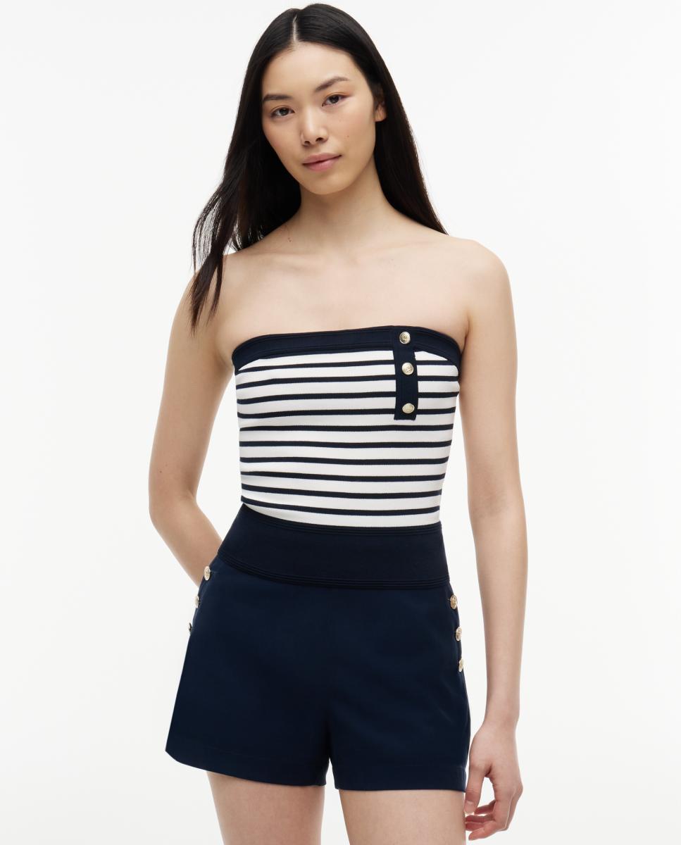 Imagem 0 de Top Bandeau com Desenho às Riscas