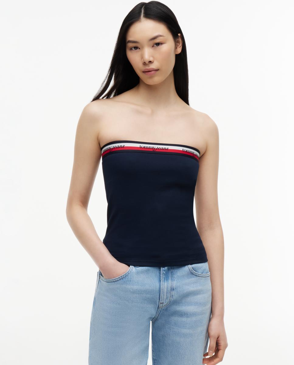 Imagem 0 de Top de Corte Slim e Estilo Bandeau