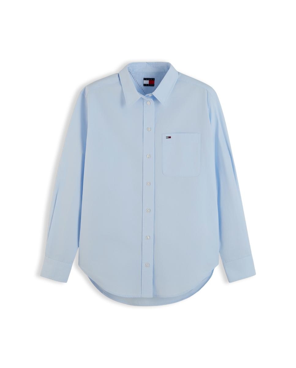 Camisa de corte relajado de Tommy Jeans - Azul claro Azul claro-5