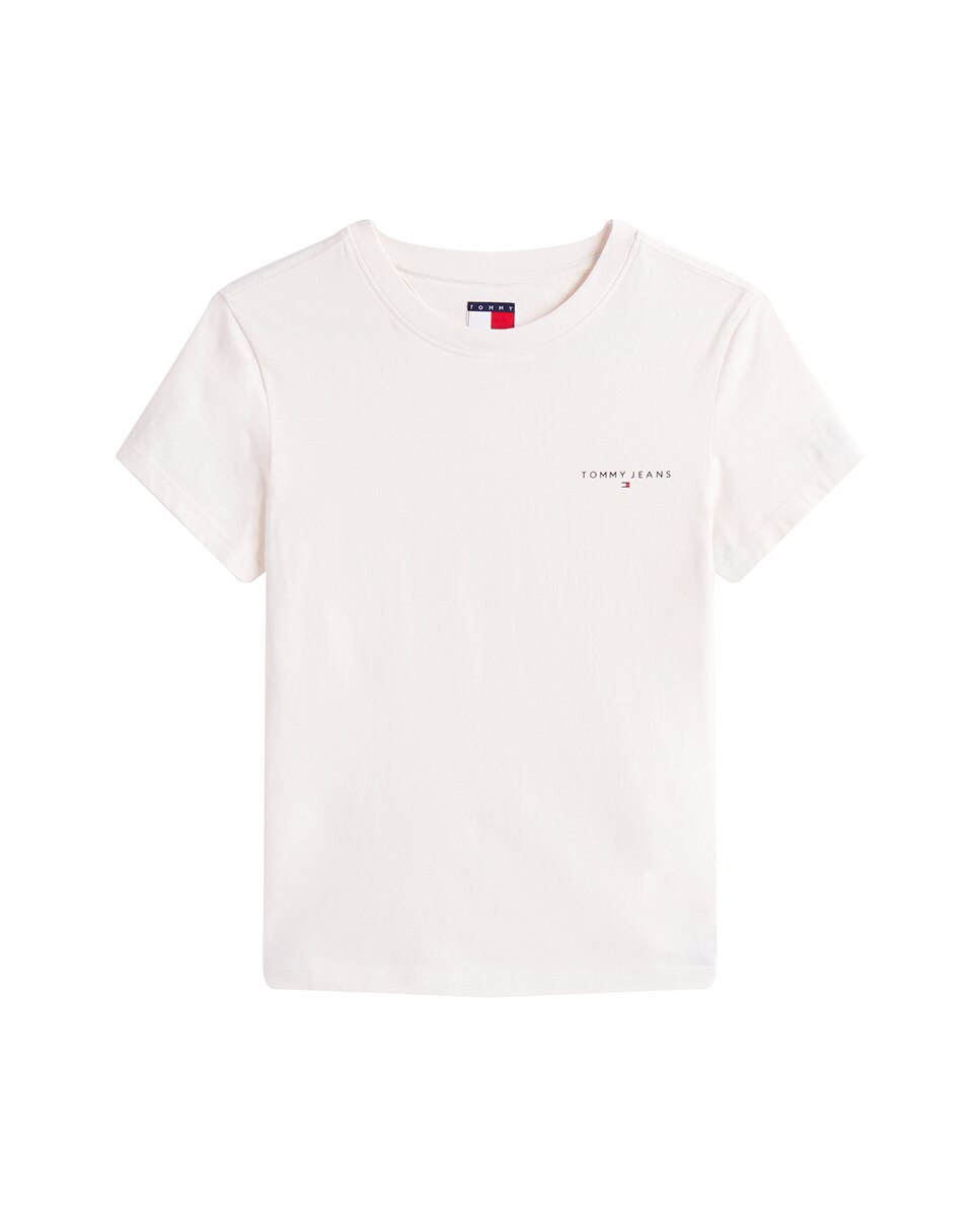 T-shirt Slim Fit com Manga Curta Cru-4