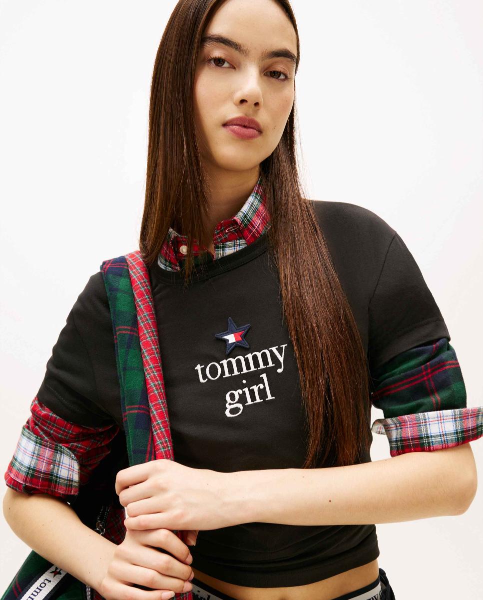 T-shirt Cápsula Exclusiva Tommy Girl Preto-3