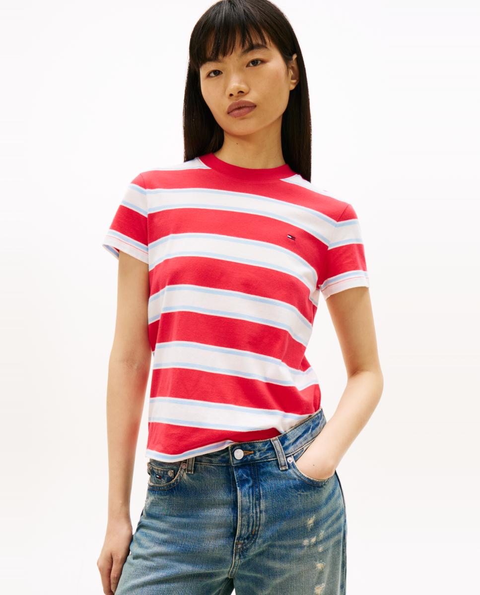 Imagem 0 de T-shirt Regular Fit às Riscas