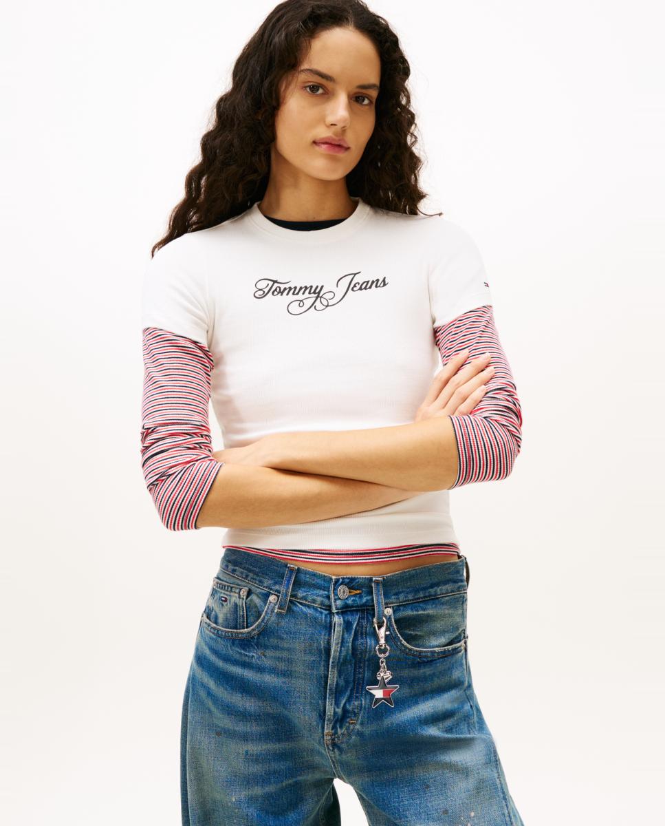 Imagem 0 de T-shirt Slim Fit com Logótipo