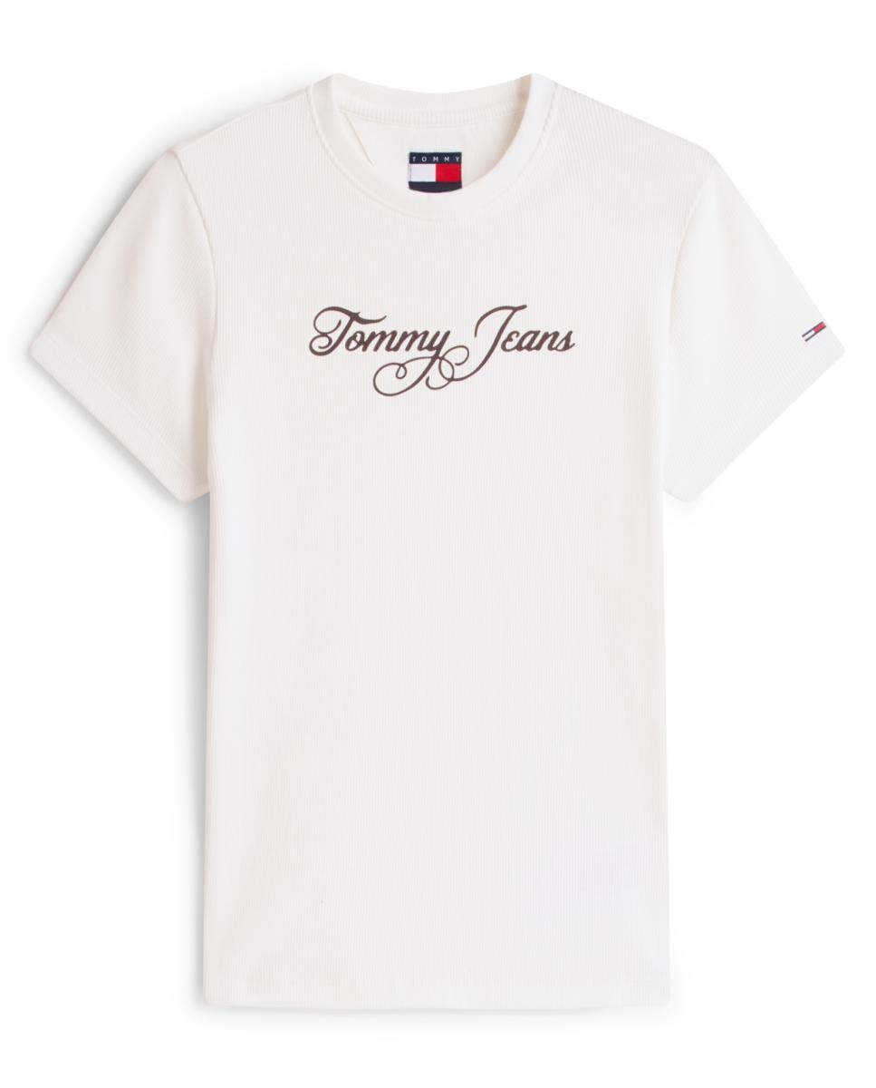 T-shirt Slim Fit com Logótipo Cru-4