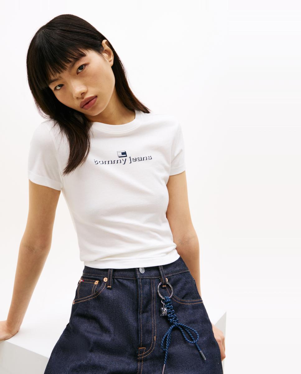 T-shirt de Manga Curta Slim Fit Cru-3