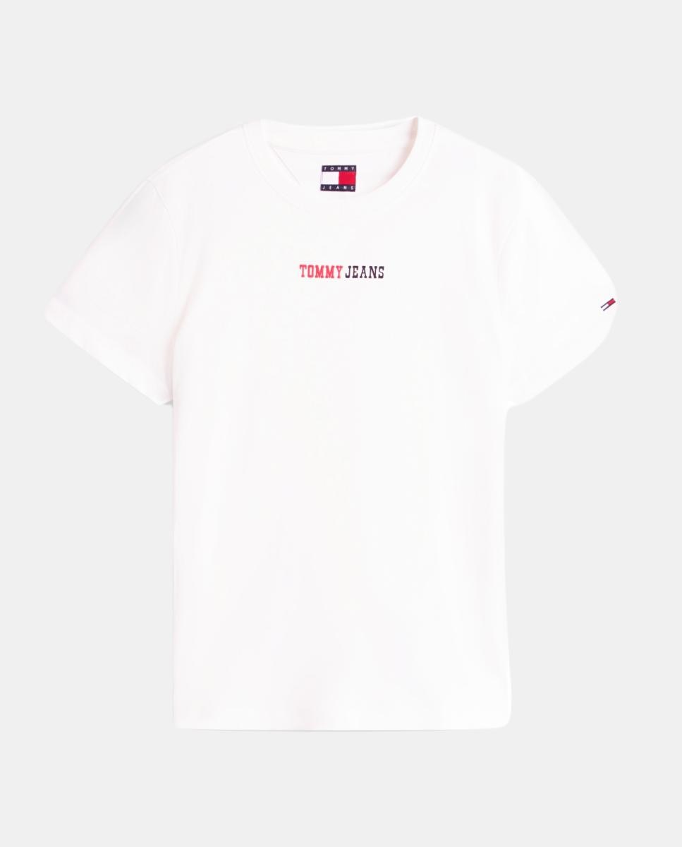 T-shirt Regular Fit com Estampado à Frente Cru-4