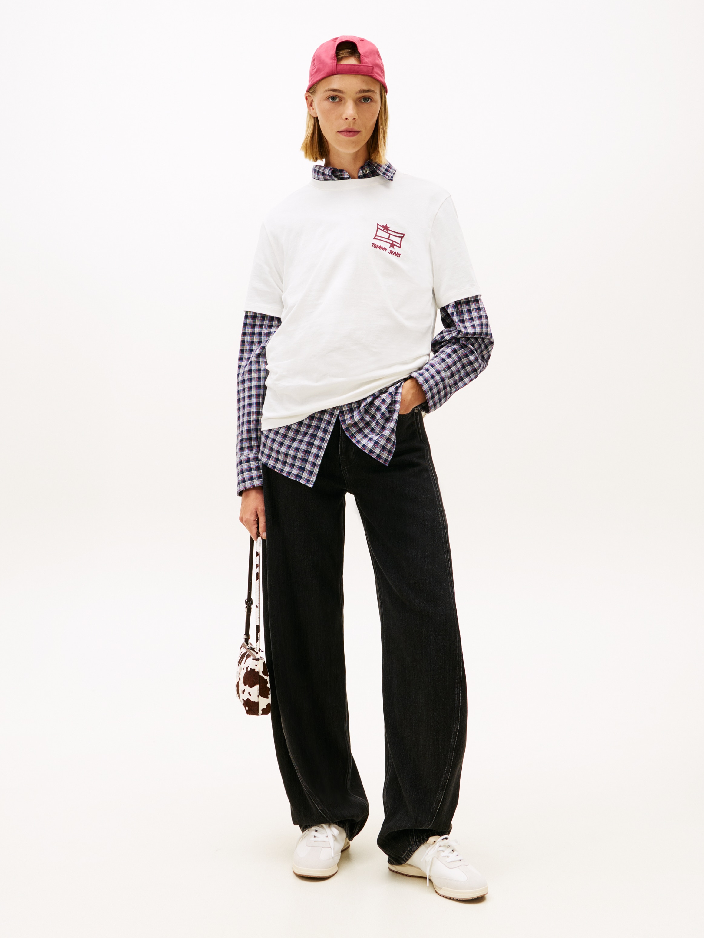 T-shirt Relaxed Fit com Estampados Gráficos Cru-5