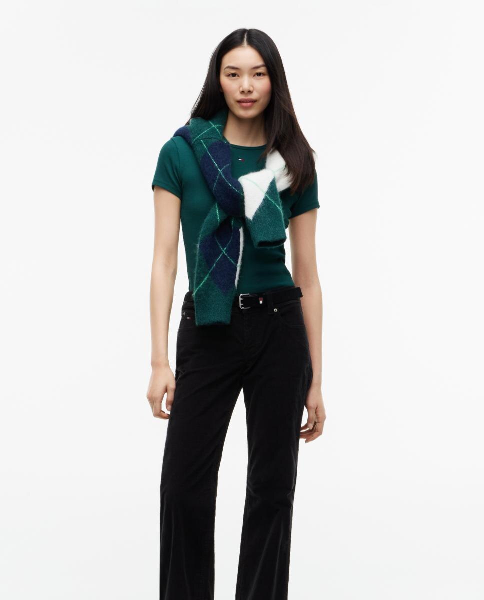 Camiseta essential slim fit de Tommy Jeans - Verde oscuro Verde oscuro-2