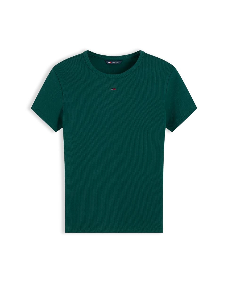 Camiseta essential slim fit de Tommy Jeans - Verde oscuro Verde oscuro-5