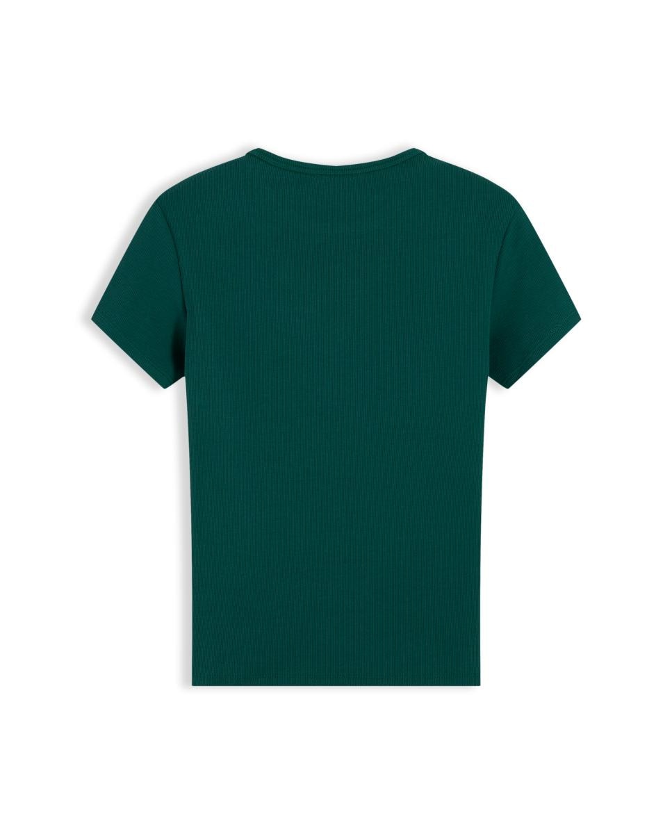 Camiseta essential slim fit de Tommy Jeans - Verde oscuro Verde oscuro-6