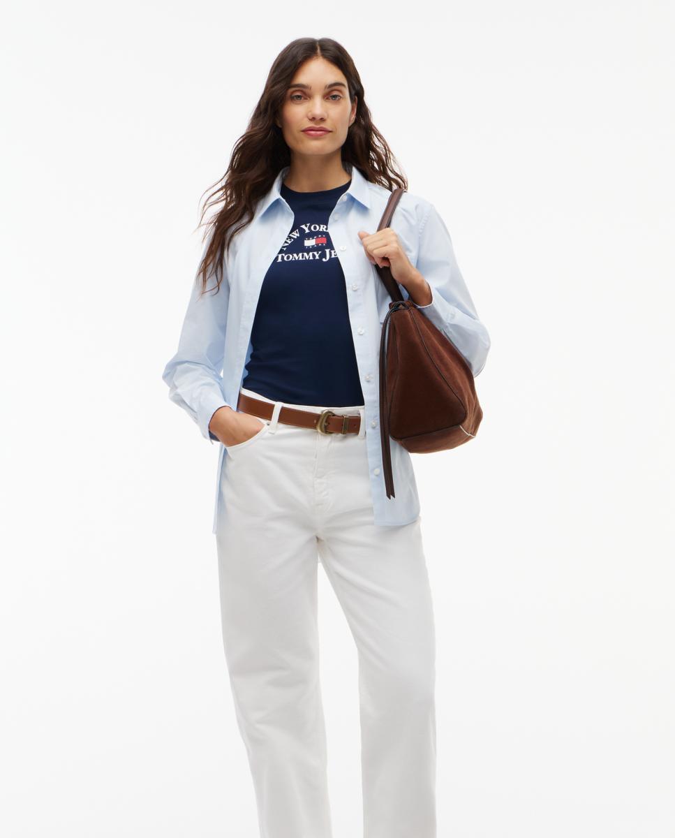 T-shirt Wavy Flag Slim Fit Azul-marinho-2