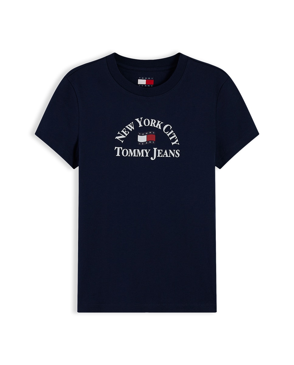 T-shirt Wavy Flag Slim Fit Azul-marinho-5