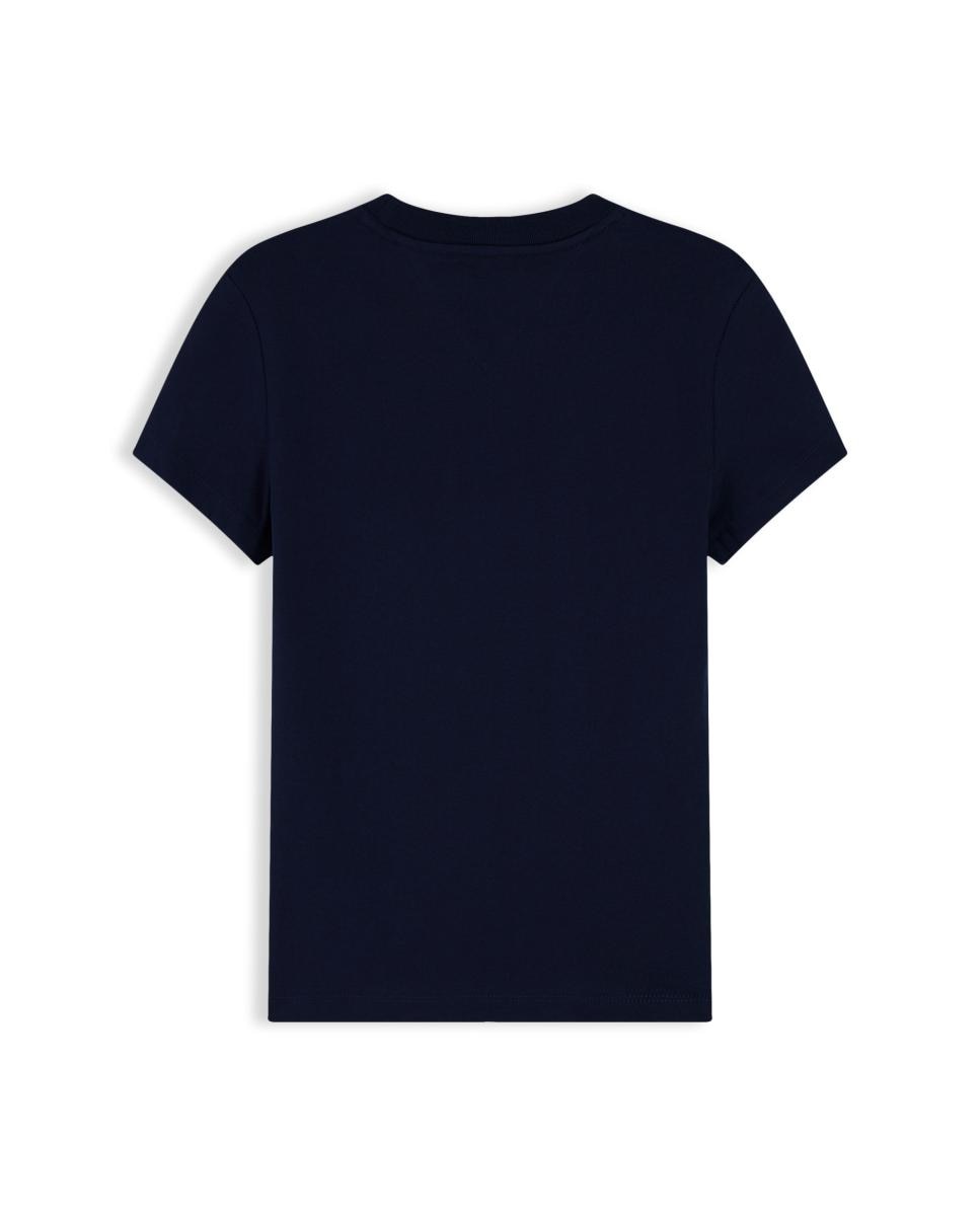 T-shirt Wavy Flag Slim Fit Azul-marinho-6