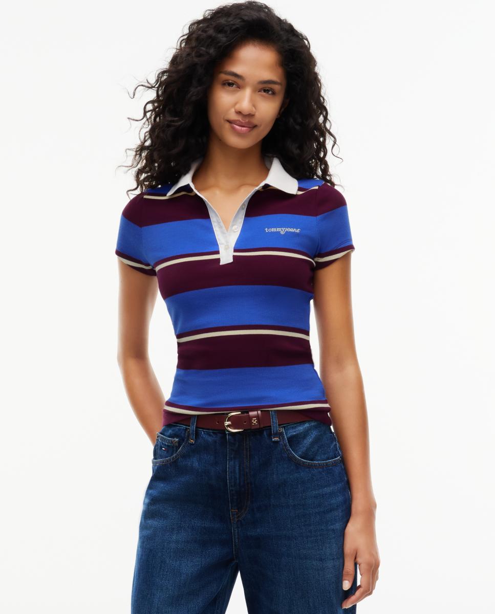 Polo slim de Tommy Jeans - Azul Azul-1