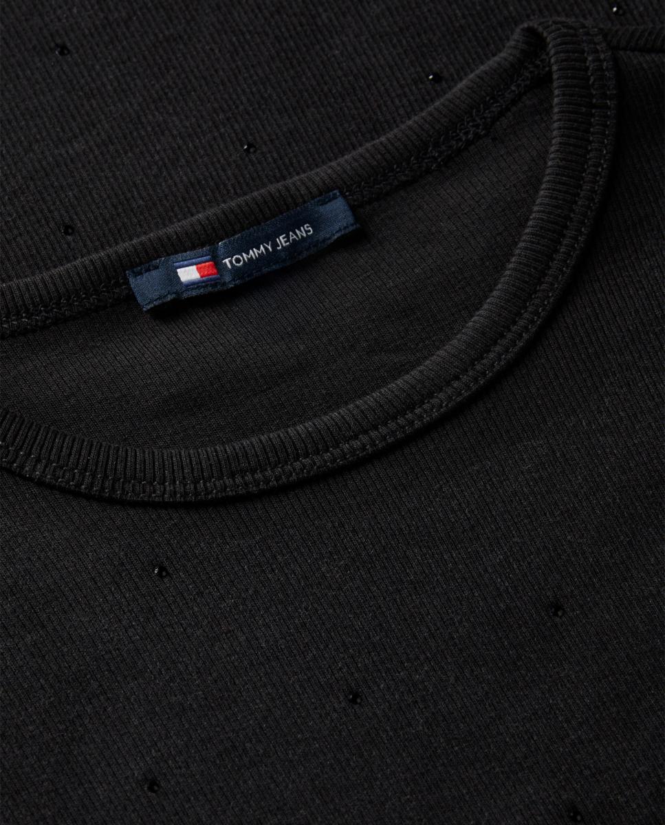 Camiseta party slim fit de Tommy Jeans - Negro Negro-3