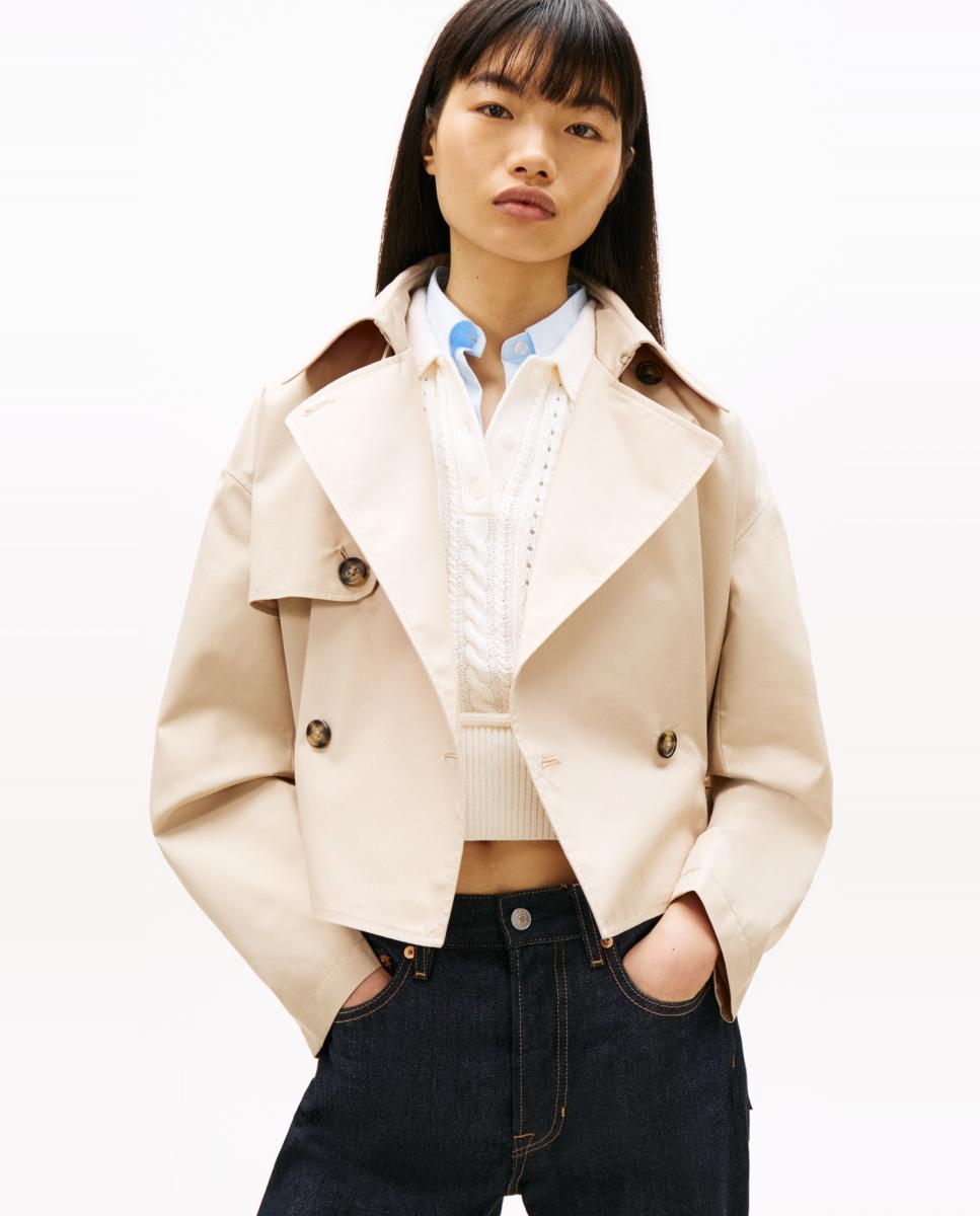 Imagem 0 de Gabardine Cropped de Corte Feminino