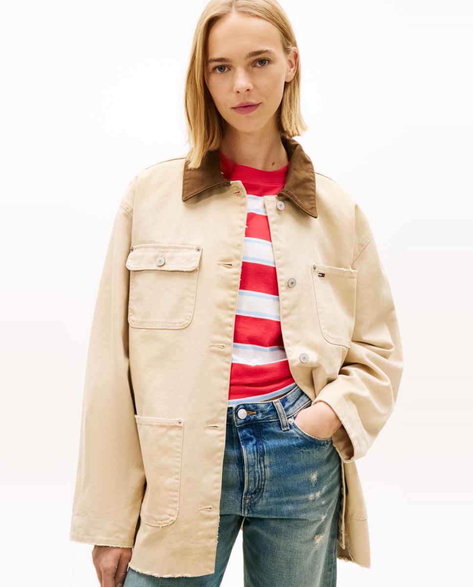 Imagem 0 de Casaco Oversized com Vários Bolsos