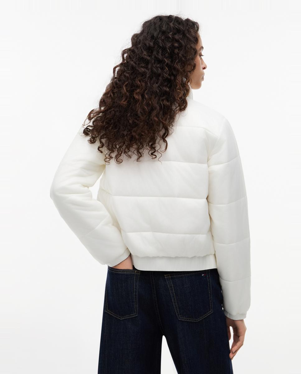 Casaco Acolchoado Regular Fit Branco-3
