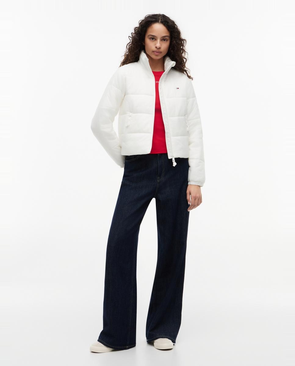 Casaco Acolchoado Regular Fit Branco-5