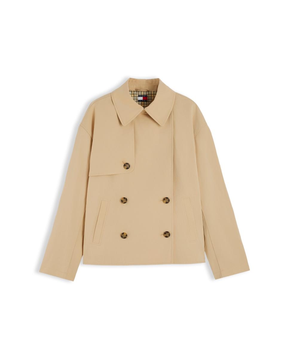 Gabardina corta de Tommy Jeans - Beige Beige-6