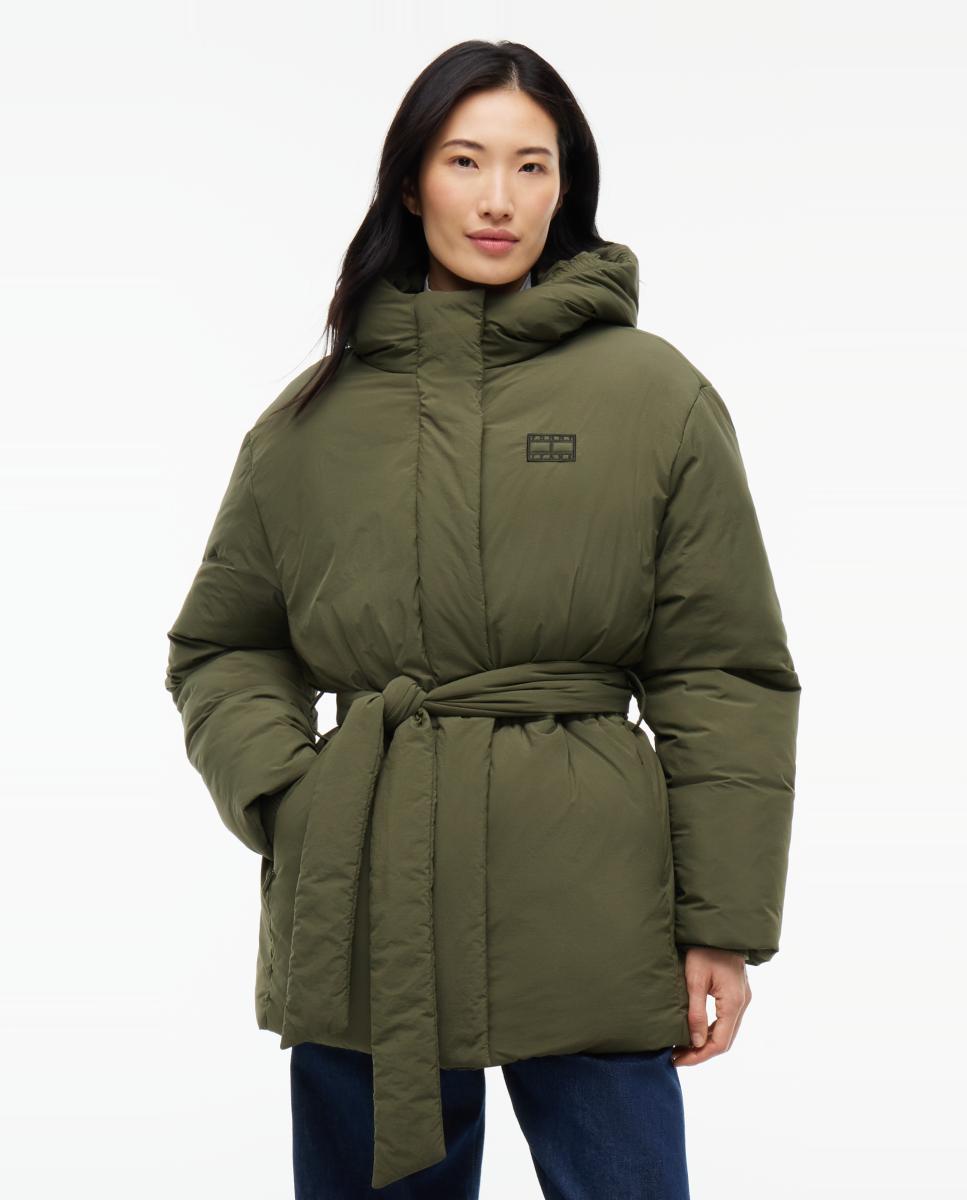 Imagen 0 de Abrigo acolchado de Tommy Jeans Verde militar