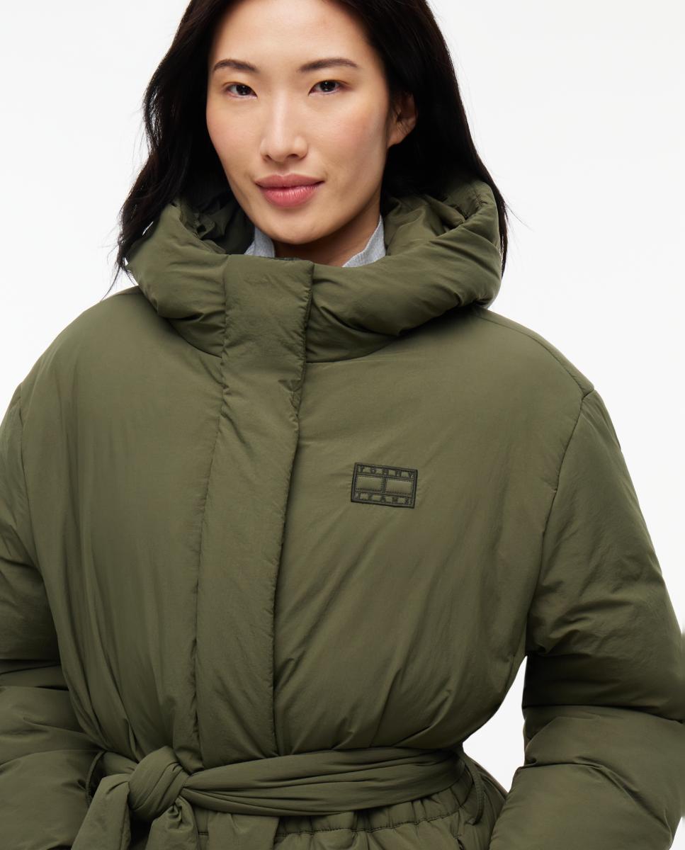 Sobretudo Acolchoado Verde-militar-3