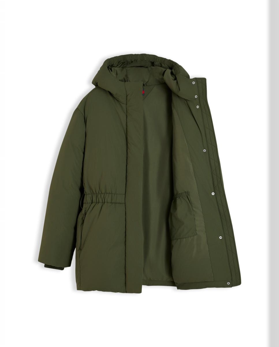 Sobretudo Acolchoado Verde-militar-9