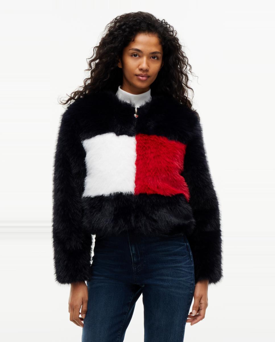 Imagen 0 de Cazadora de pelo de Tommy Jeans Azul marino
