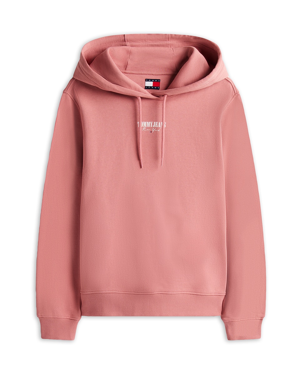Sweatshirt Regular Fit com Capuz Rosa-4