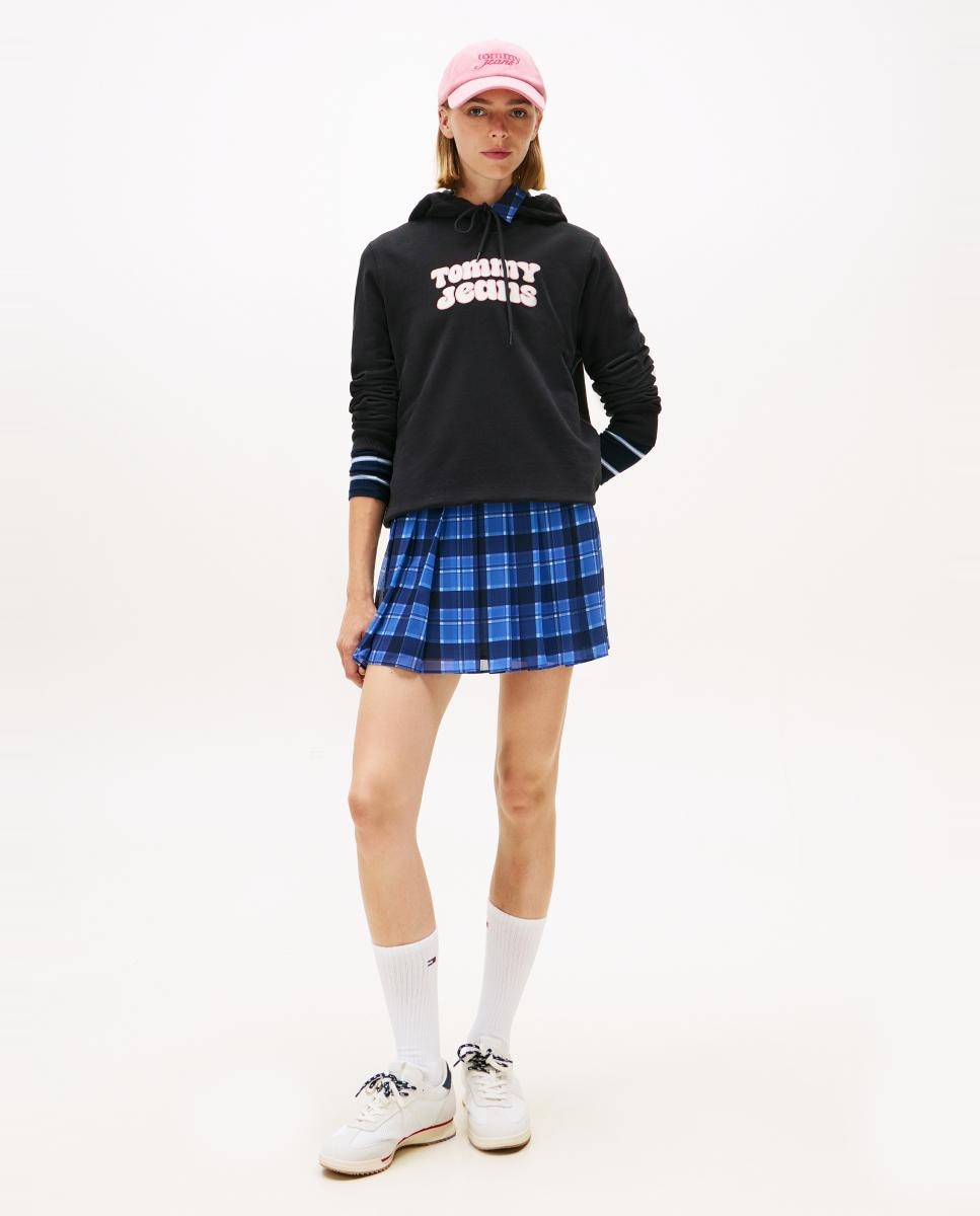 Sweatshirt Regular Fit com Capuz Preto-4