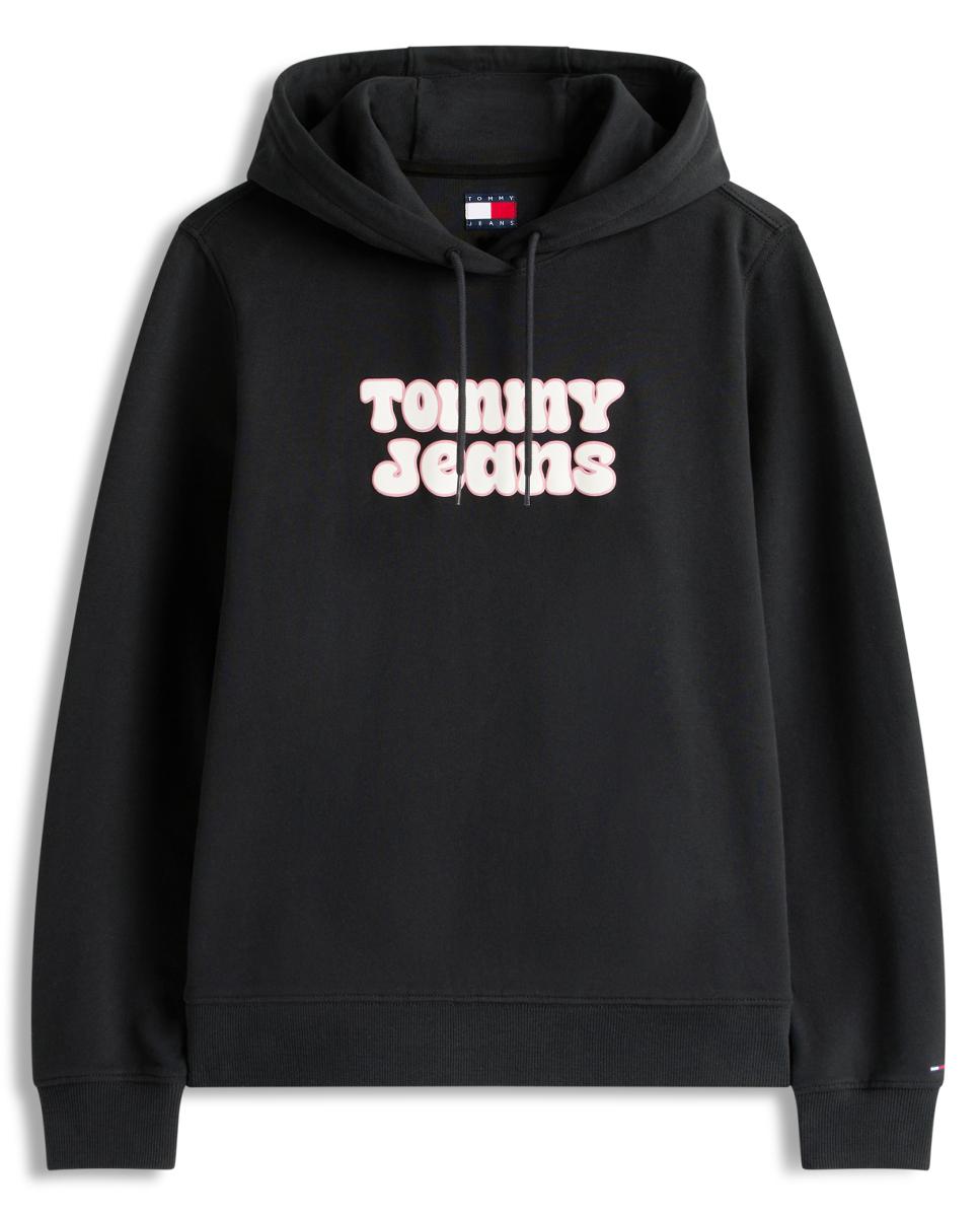 Sweatshirt Regular Fit com Capuz Preto-5