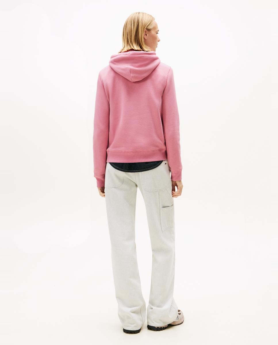 Sweatshirt Regular Fit com Capuz Rosa-2