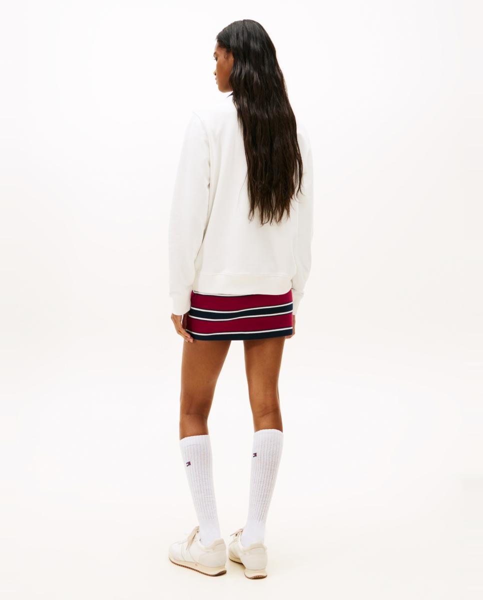 Sweatshirt Regular Fit com Decote Redondo Cru-2