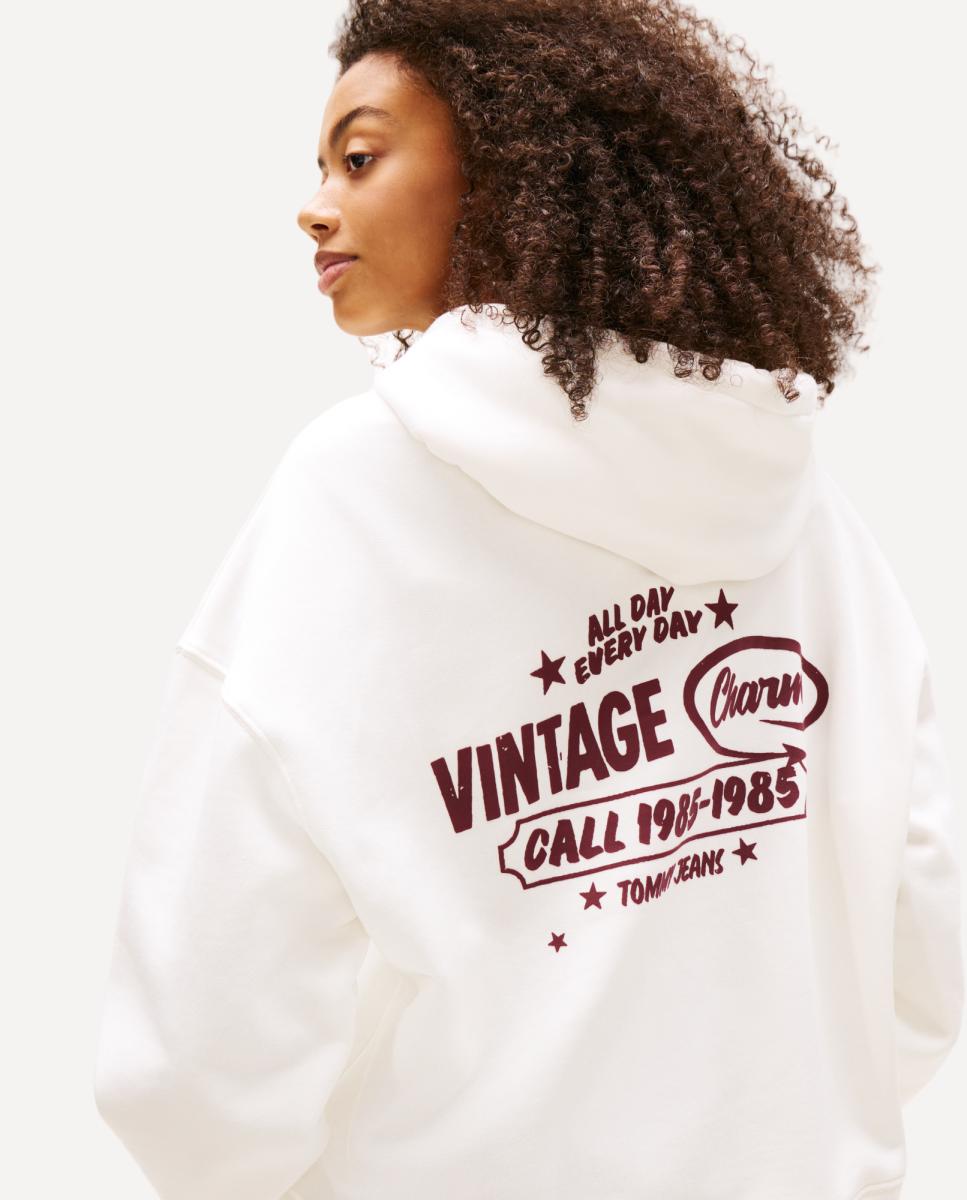 Sweatshirt Relaxed Fit com Capuz Cru-3