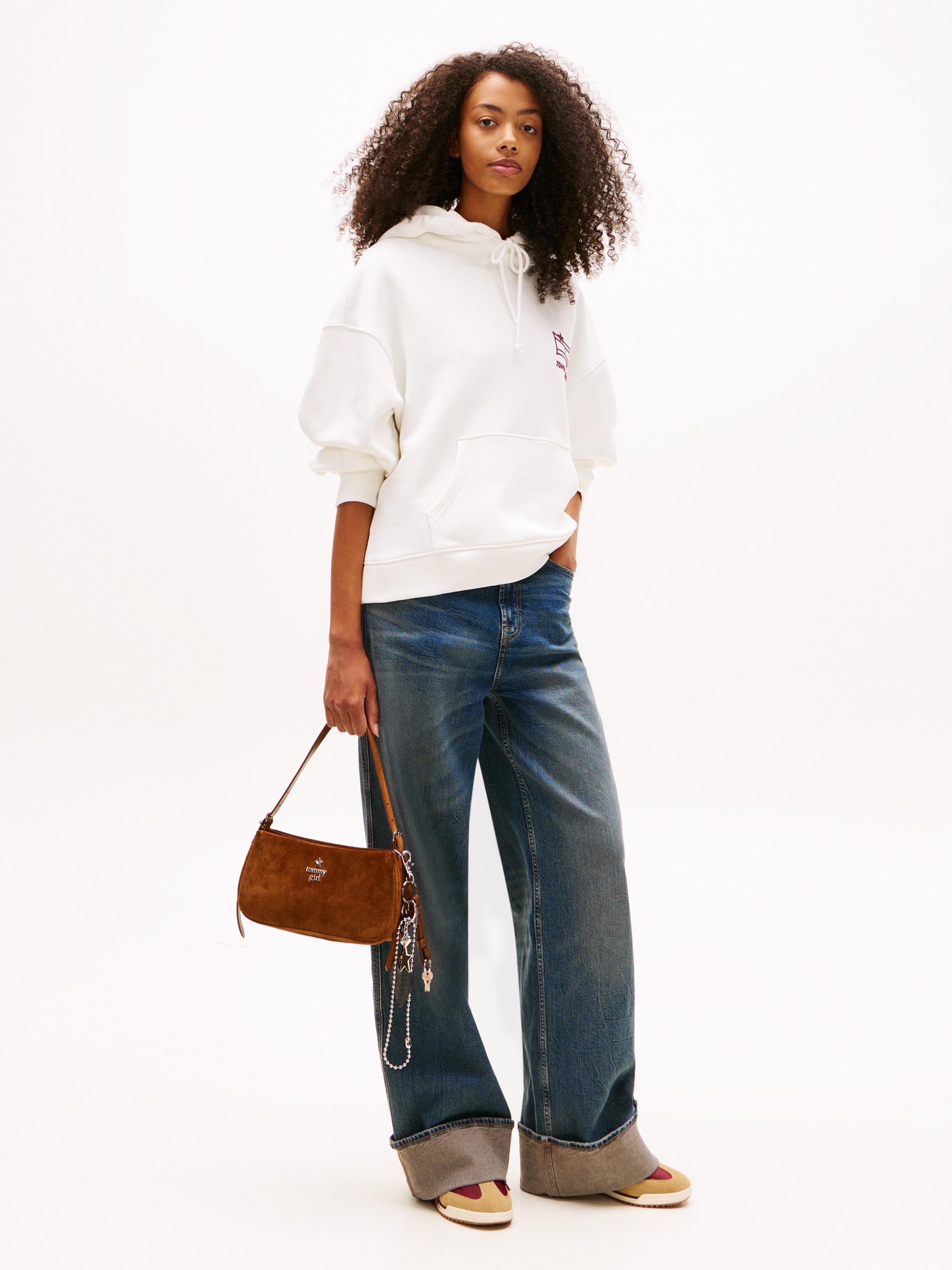 Sweatshirt Relaxed Fit com Capuz Cru-5