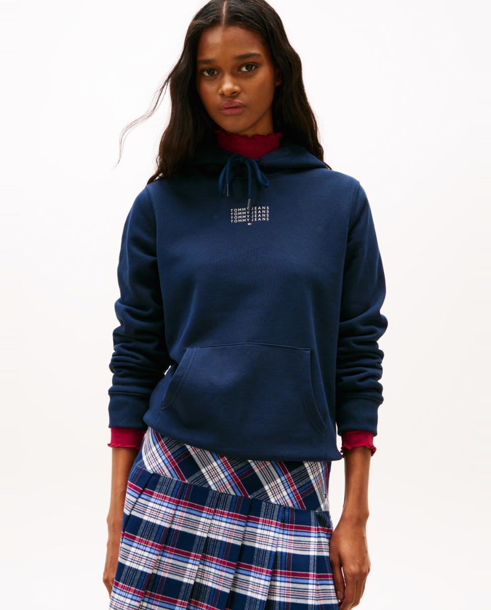 Tommy Jeans - Sudadera de mujer con capucha regular fit.