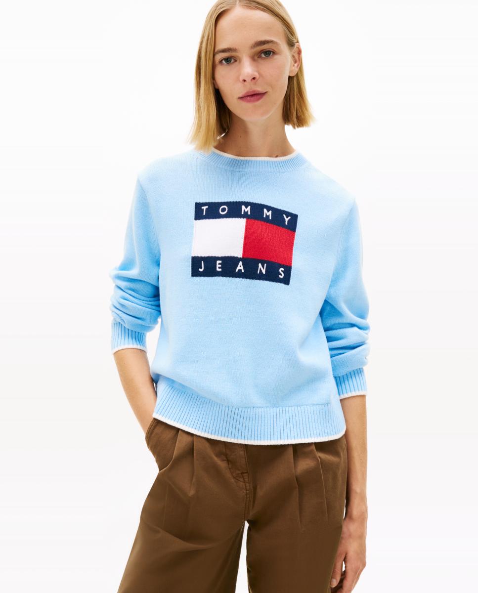 Tommy Jeans - Jersey de mujer corte relajado de Tommy Jeans.