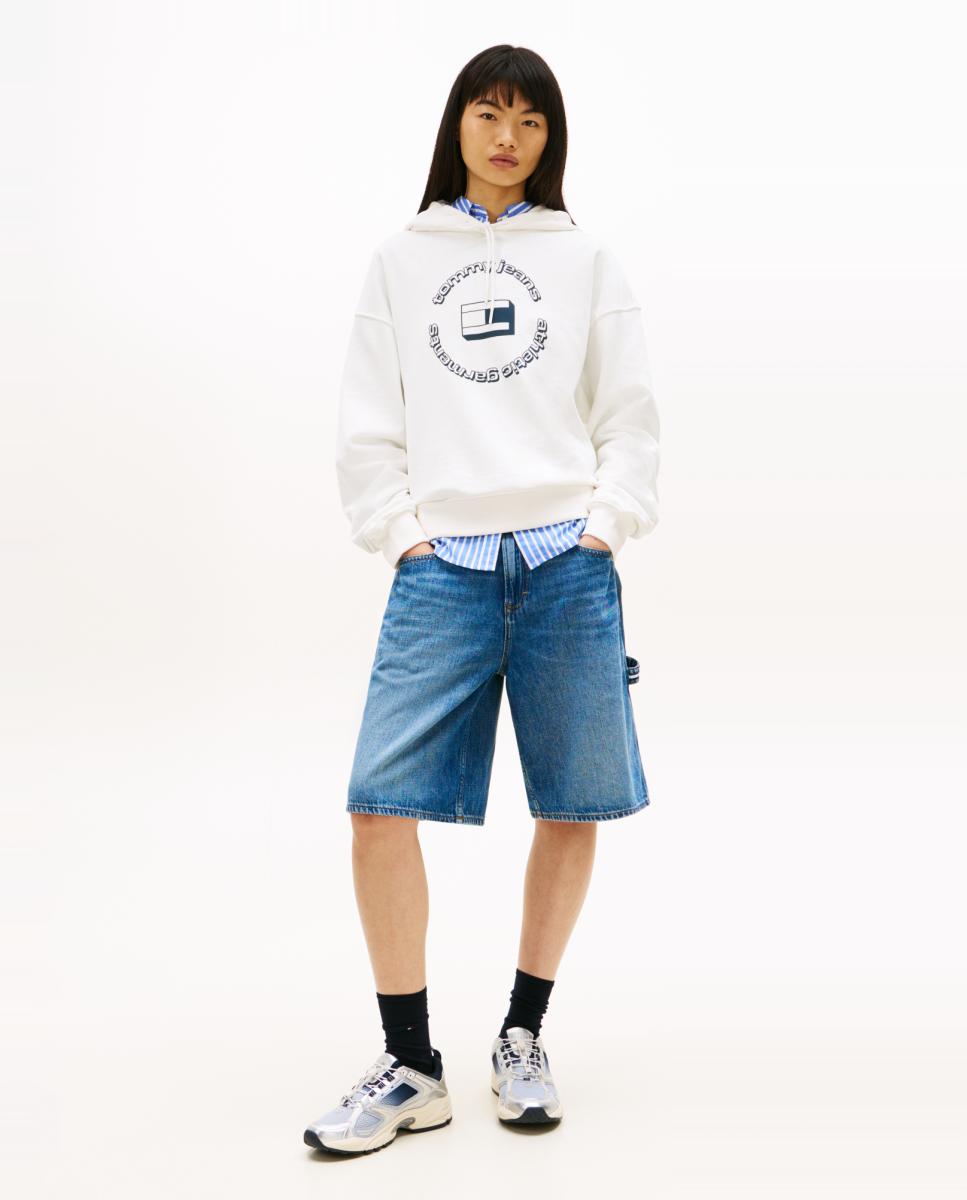 Sweatshirt com Capuz Boxy Fit Cru-2