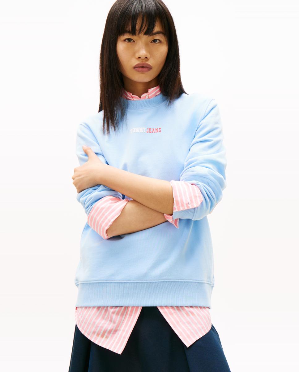 Tommy Jeans - Sudadera de mujer sin capucha Tommy Jeans.